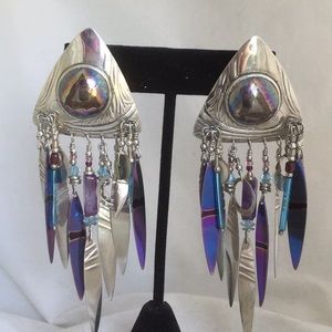 Tabra Tunoa vintage bohemian gypsy earrings